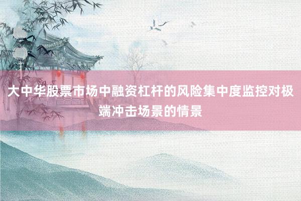 大中华股票市场中融资杠杆的风险集中度监控对极端冲击场景的情景