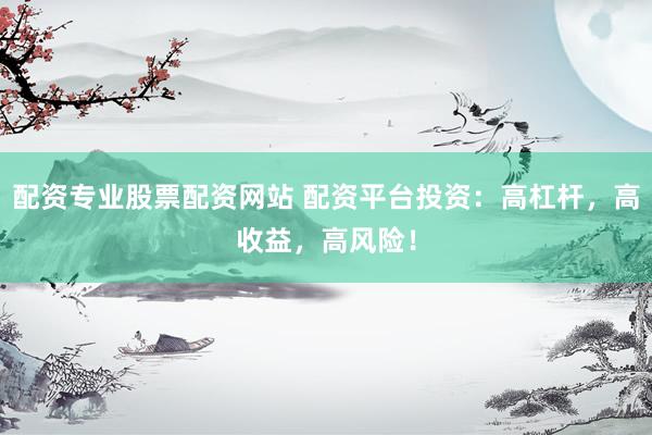 配资专业股票配资网站 配资平台投资：高杠杆，高收益，高风险！