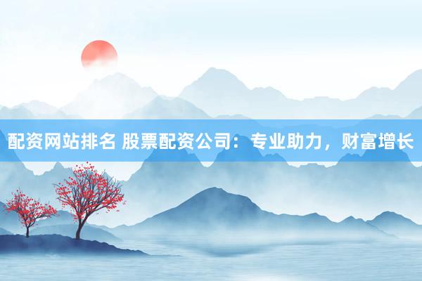 配资网站排名 股票配资公司：专业助力，财富增长